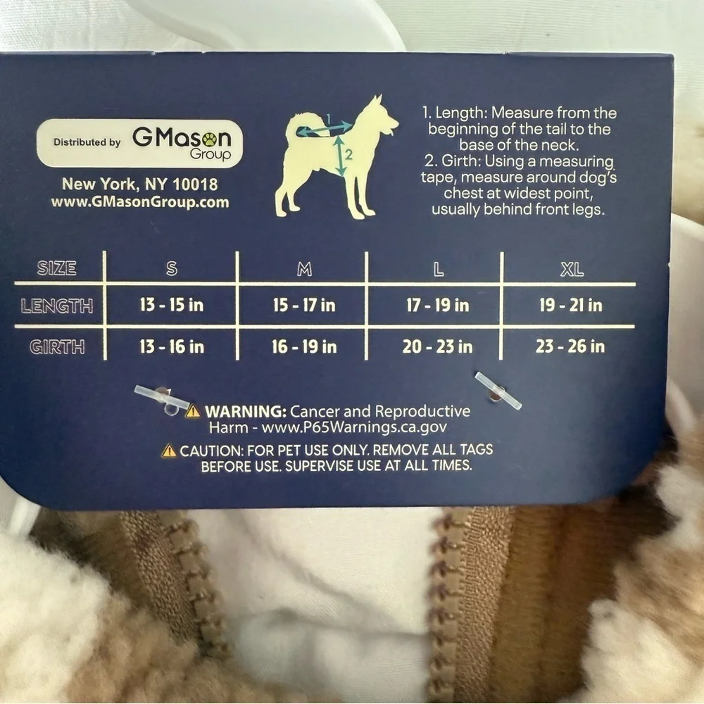 NWT Furry Friends fleece pet vest